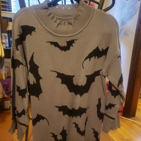 Bat Sweater Dress - Picture 5 of 5